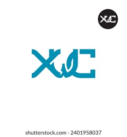 Letter XWC Monogram Logo Design