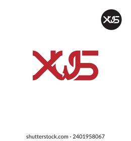 Letter XWS Monogram Logo Design