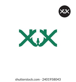Letter XWX Monogram Logo Design