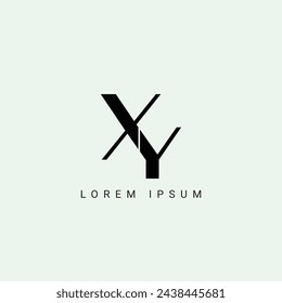 Letter XY and YX monogram initial logo, geometric, modern, gradient, grid logo