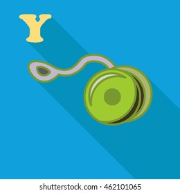 letter Y from alphabet for kids