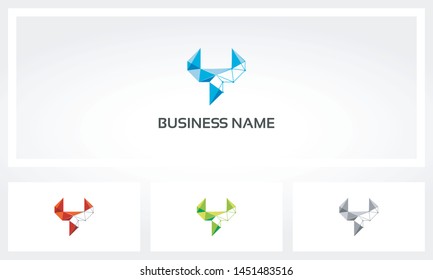 Letter Y Alphabet Polygon Mesh Transparent