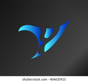 Letter y Alphabetical Logo Design Concepts
