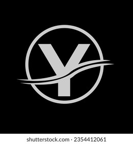 Letter Y Beauty Logo for Decorative, Flower, Spa Template