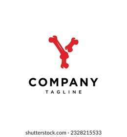Letter Y bone orthopedic logo icon vector template.eps