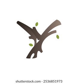 Letter Y Branch Nature Ecology Modern Simple Logo