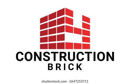 Letter Y brick logo design vector template