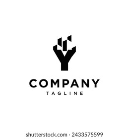 Letter Y Building logo icon vector template.eps