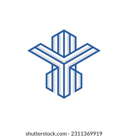 Letter y Building Logo, Real estate vector logo, House, Apartment, Residence, suitable for any business