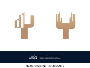 Letter Y building real estate logo design collection.