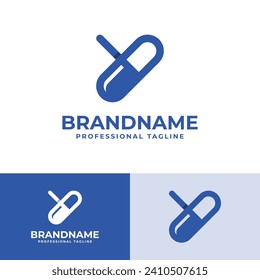 Letter Y Capsule Logo, suitable for business related to Capsule or Pill with Y initial