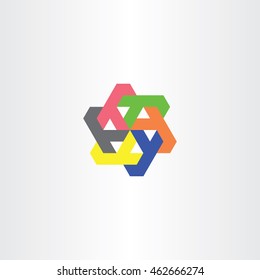 letter y circle rotation geometry tech logo