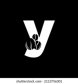 Letter Y Coffee Logo Design Template Inspiration, Vektorgrafik.