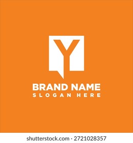 letra Y conceito logotipo design vetor template