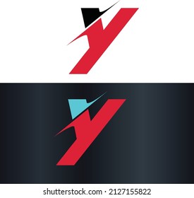 Letter Y Creative Unique Modern Vector Logo Design