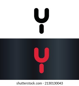 Letter Y Creative Unique Modern Vector Logo Design