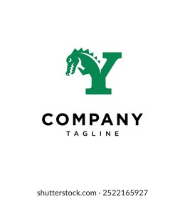Letter Y Crocodile logo icon vector