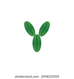 Letter Y cucumber logo icon vector template.eps