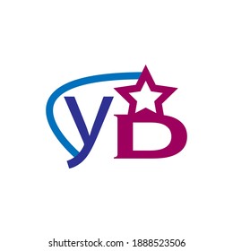 letter y d creative icon vector design illustration