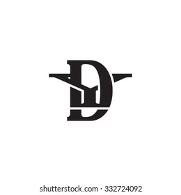 letter Y and D monogram logo