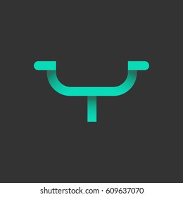 Letter Y design and elegant typographic. unique and simple design