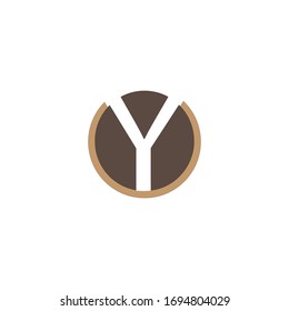 Letter Y design logo vector stock