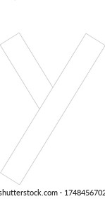 Letter y design logo vector stock