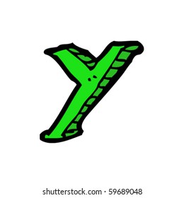 letter Y drawing