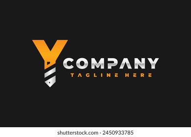 letter Y drill bit logo