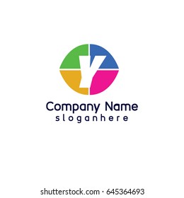 Letter Y element logo design