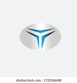 Letter Y fancy logo emblem vector design