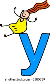 letter y girl