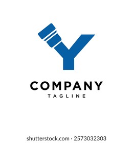 Letter Y Gutters Logo Icon Vector