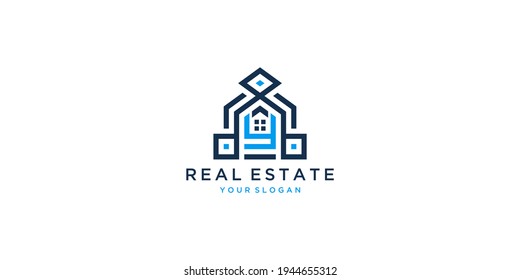 Letter y house logo design template inspiration