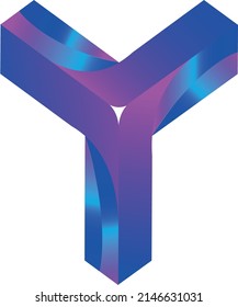 Letter Y Icon Design Ironman