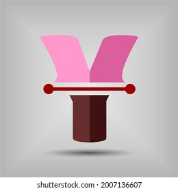 Letter Y icon and logo template. New design and elegant typographic concept. Two Colour. File EPS.