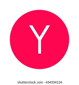 the letter y icon ui vector eps jpg picture flat app