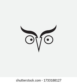 Letter Y illustration of owl vector design