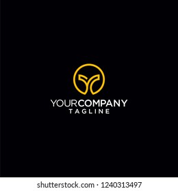 letter Y initial logo vector icon