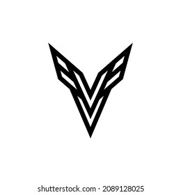 letter Y initial monogram logo icon vector template