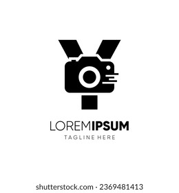 Letter Y Initial Photography Logo Design Vector Icon Graphic Emblem Illustration 