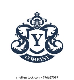 The letter Y inside on the dingbat shield
