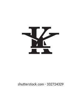 Initial K Letter Alphabet Butterfly Logo Stock Vector (Royalty Free ...