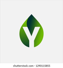 Letter Y Leaf