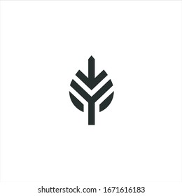 letter Y Leaf  logo icon design Vector Image , leaf  logo design template inspiration vector image