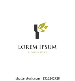 Letter Y Leaf Nature Abstract Creative Business Ecology Logo