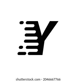 Letter Y logo abstract vector. Template design logotype
