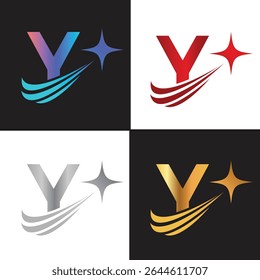 Letter Y logo, Y logo, AI logo set, modern and minimal design, tech-inspired, colorful icons and symbols, suitable for artificial intelligence, innovation, branding, startups, and digital identity.