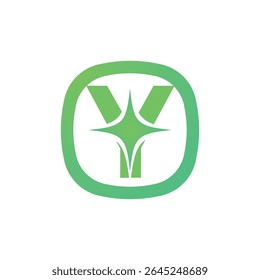 Letter Y logo, Y logo, AI logo set, modern and minimal design, tech-inspired, colorful icons and symbols, suitable for artificial intelligence, innovation, branding, startups, and digital identity.