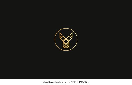 LETTER Y LOGO WITH CIRCLE FRAME FOR LOGO DESIGN OR ILLUSTRATION USE